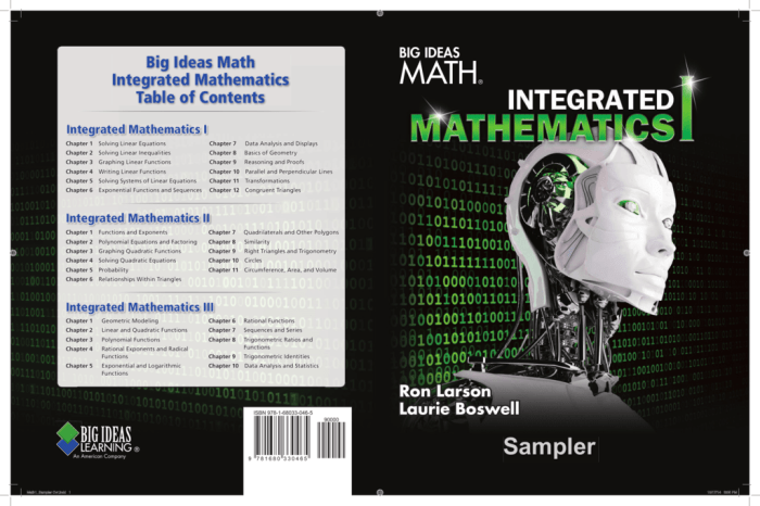 Big ideas math integrated mathematics iii