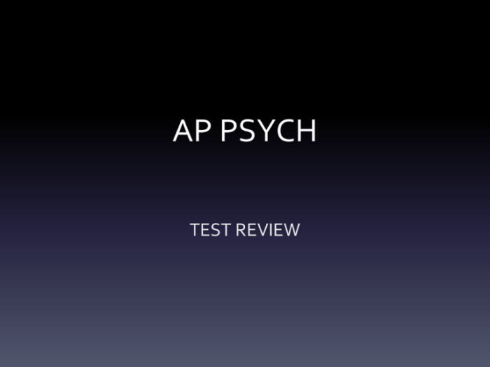 Unit 2 ap psych practice test