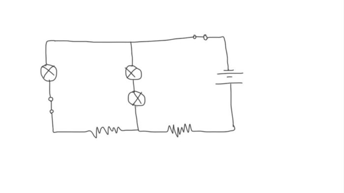 Jamal draws the circuit diagram shown.